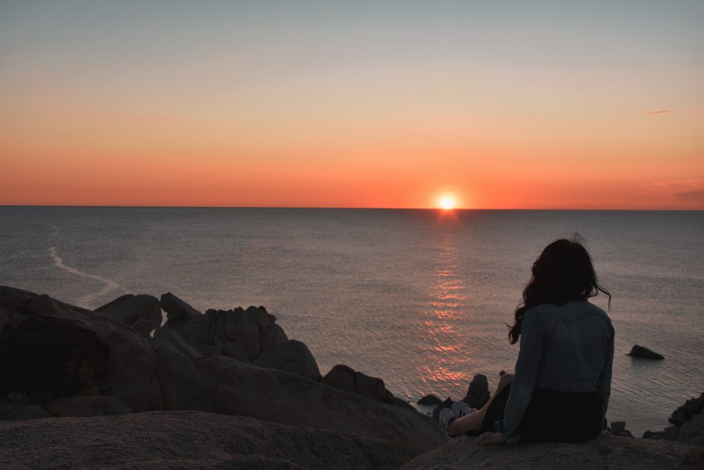 tramonto capo testa